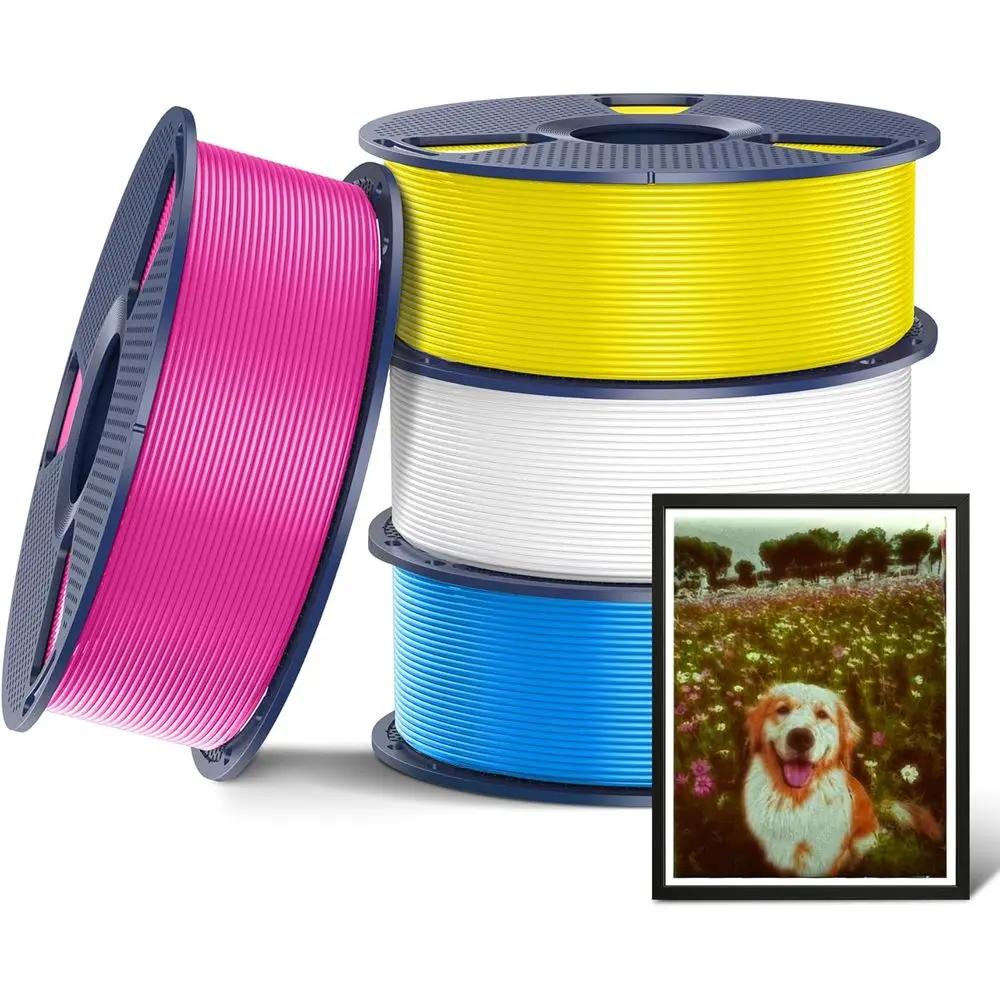 Улучшенный набор филаментов PLA+, 4 кг, 1,75 мм, повышенная прочность, точность ±0,02 мм, 4 упаковки, по 1 кг каждая, белый, пурпурный, желтый, синий
Улучшенный набор филаментов PLA+, 4 кг, 1,75 мм, повышенная прочность, точность ±0,02 мм, 4 упаковки, по 1 кг каждая, белый, пурпурный, желтый, синий