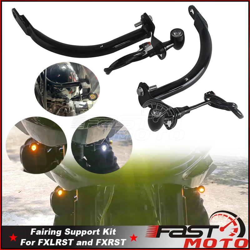Lower Fairing Support Bracket Holder For Harley Softail Low Rider ST FXLRST FXRST Motorcycle Front Turn Signal Indicator Light
Lower Fairing Support Bracket Holder For Harley Softail Low Rider ST FXLRST FXRST Motorcycle Front Turn Signal Indicator Light