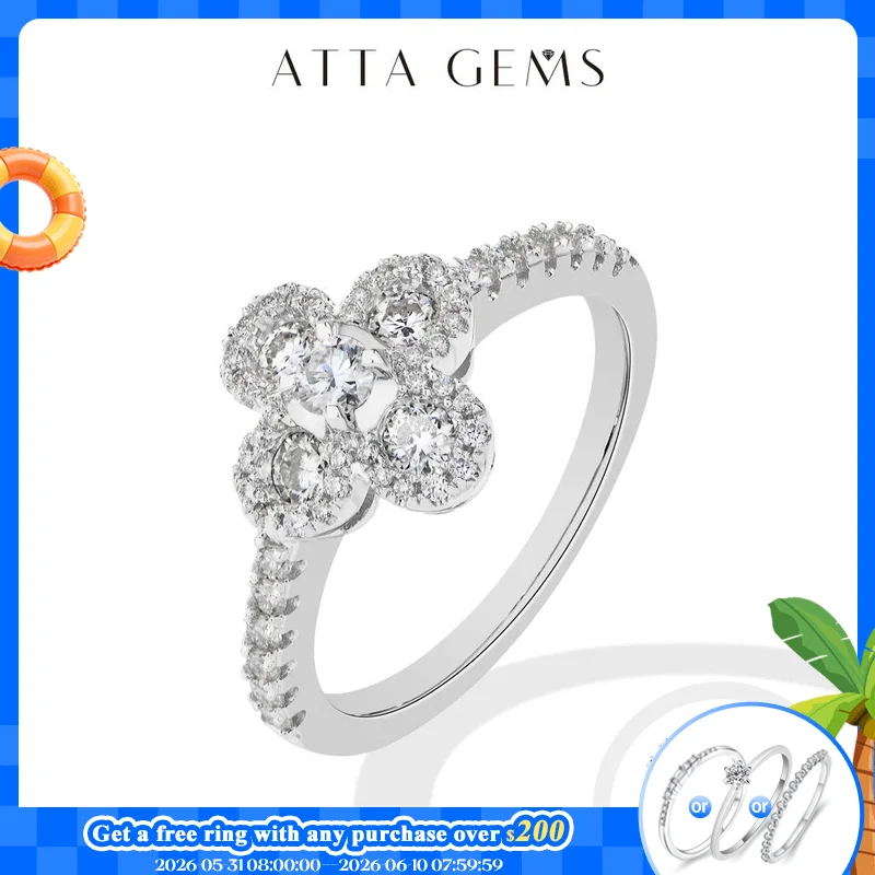 ATTAGEMS New s925 Sterling Silver Moissanite Rings Flower Design Yellow Gold Plated for Women Lucky Ring Simple Classic Jewelry
ATTAGEMS New s925 Sterling Silver Moissanite Rings Flower Design Yellow Gold Plated for Women Lucky Ring Simple Classic Jewelry