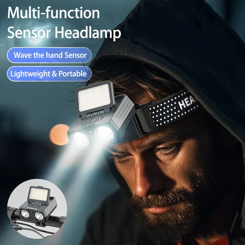 LED Headlamp USB Charging Fishing Cap Clip Induction Light Outdoor Camping Lighting Emergency Work Head Flashlight Cycling Lamp
LED Headlamp USB Charging Fishing Cap Clip Induction Light Outdoor Camping Lighting Emergency Work Head Flashlight Cycling Lamp