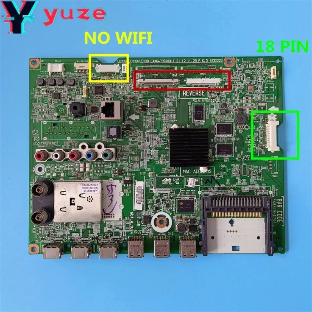 Good Test TV Main Board for LG 42LA620V 50LA620V 55LA620V 47LN578V 42LN578V 42LN570S 47LN570 EAX64797003 EAX64797004 Motherboard
Good Test TV Main Board for LG 42LA620V 50LA620V 55LA620V 47LN578V 42LN578V 42LN570S 47LN570 EAX64797003 EAX64797004 Motherboard