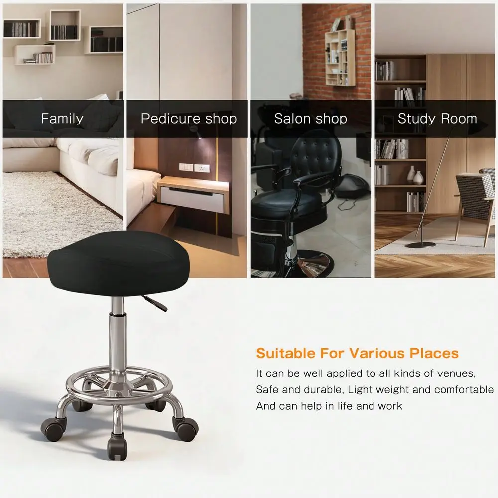 Stool With Ring Pedal, Adjustable Hydraulic Rolling Chair With Wheels For Medical, Massage, Salon, Spa, Kitchen, And Drafting U
Stool With Ring Pedal, Adjustable Hydraulic Rolling Chair With Wheels For Medical, Massage, Salon, Spa, Kitchen, And Drafting U