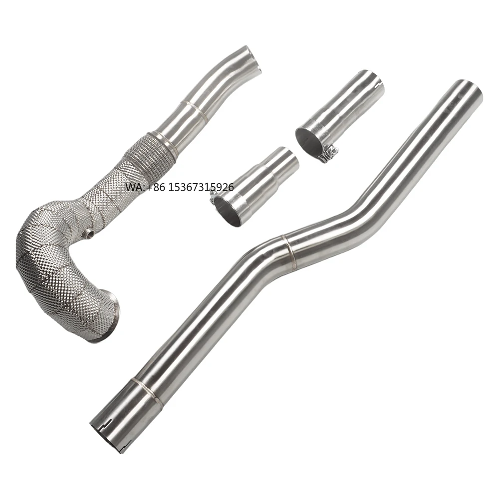 Heat Shield Exhaust Downpipe Exhaust Straight Header Downpipe for Golf MK7 R 2015-2019 2.0T Exhaust Downpipe
Heat Shield Exhaust Downpipe Exhaust Straight Header Downpipe for Golf MK7 R 2015-2019 2.0T Exhaust Downpipe