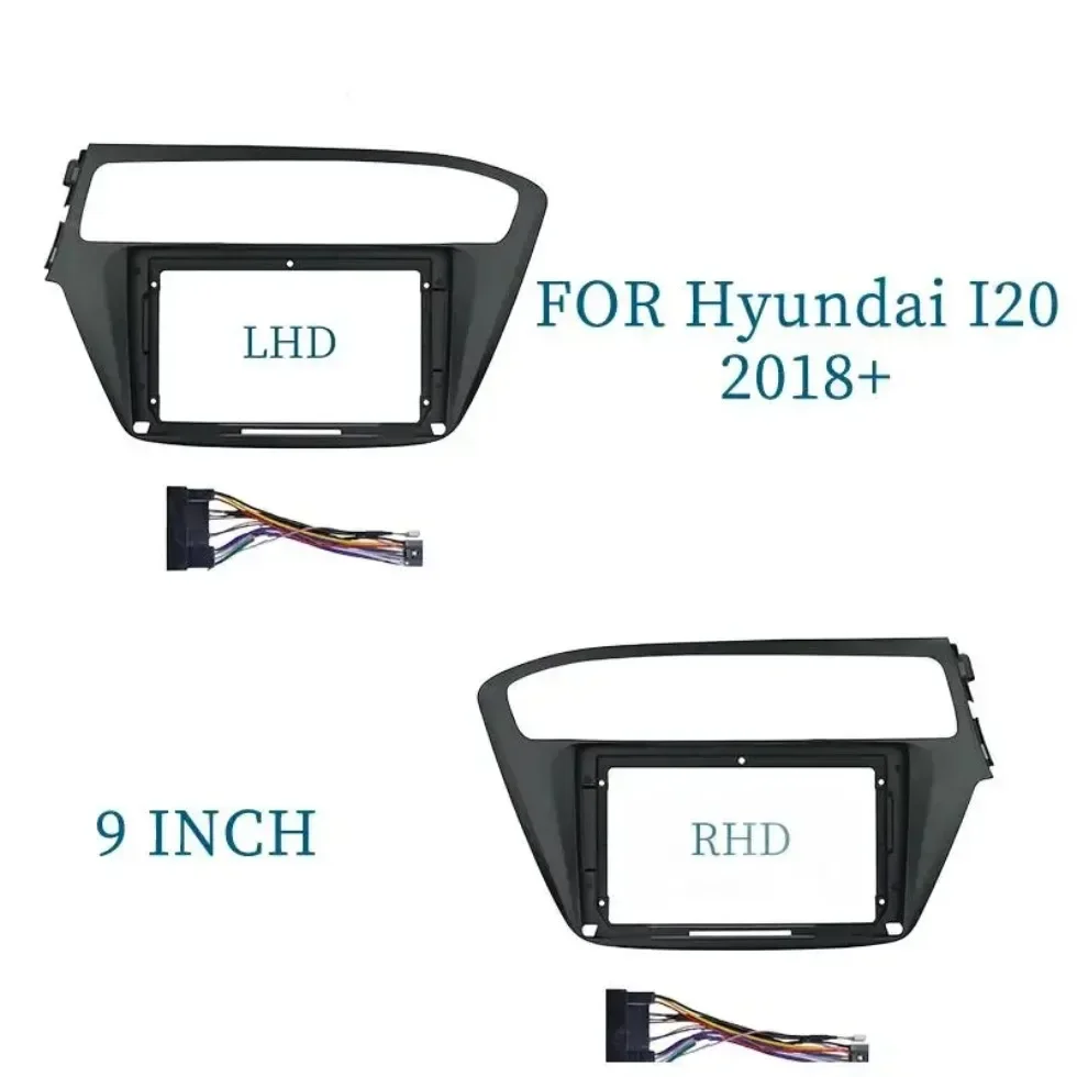 Для Hyundai I-20 2018 + 9 дюймовая Автомобильная аудиопанель с большим экраном DVD Fascia Frame Adapter 2Din комплект для панели приборной панели
Для Hyundai I-20 2018 + 9 дюймовая Автомобильная аудиопанель с большим экраном DVD Fascia Frame Adapter 2Din комплект для панели приборной панели