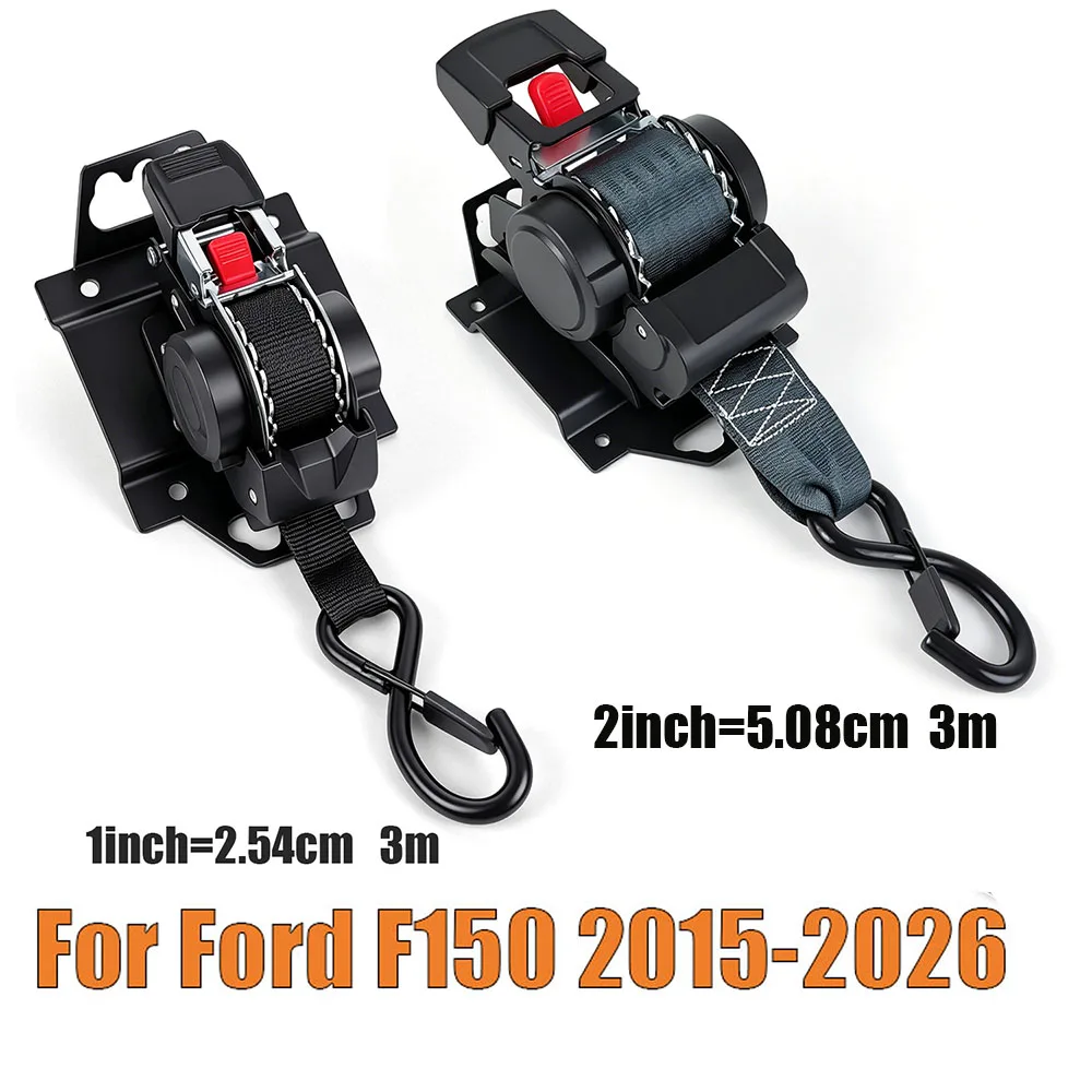 Retractable Ratchet Straps for Retractable Ratchet Straps Bundle for Ford F150 2024 2025 Security Lid Bed Storage Bin Side Cover
Retractable Ratchet Straps for Retractable Ratchet Straps Bundle for Ford F150 2024 2025 Security Lid Bed Storage Bin Side Cover