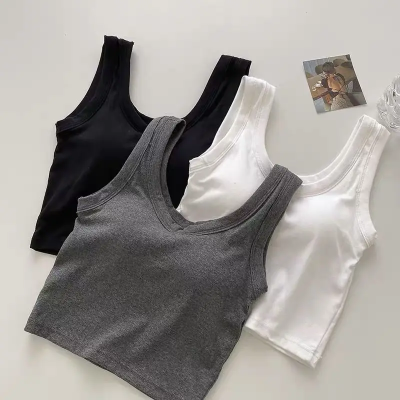 Pure Cotton One-Piece Sports Bra Wide Shoulder Strap Inner Wear Base Layer Gathered Push up Sports Underwear for Men And Women
Pure Cotton One-Piece Sports Bra Wide Shoulder Strap Inner Wear Base Layer Gathered Push up Sports Underwear for Men And Women