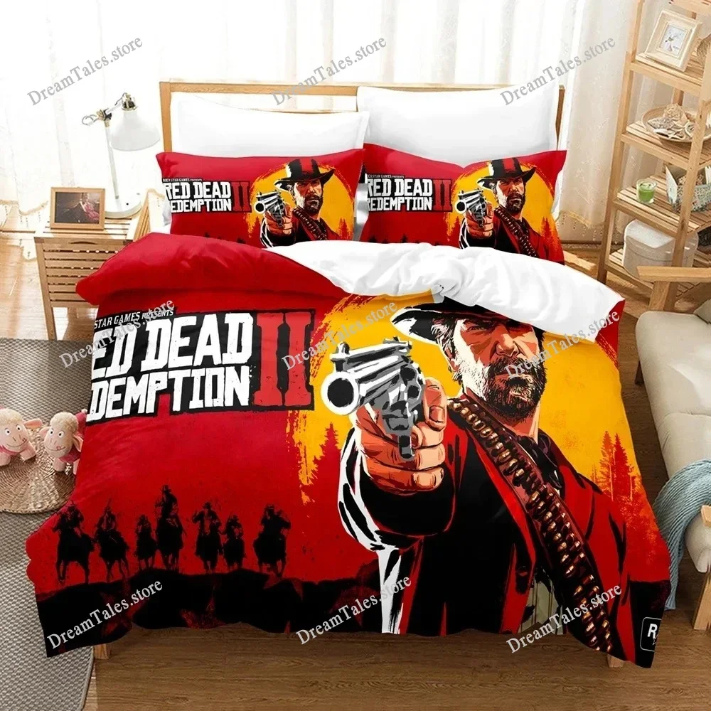 Exquisite 3D Red Dead Redemption Wallpaper Print Bedding Set Duvet Cover Comforter Bed Youth Kids Girls Boys Luxury Gift
Exquisite 3D Red Dead Redemption Wallpaper Print Bedding Set Duvet Cover Comforter Bed Youth Kids Girls Boys Luxury Gift
