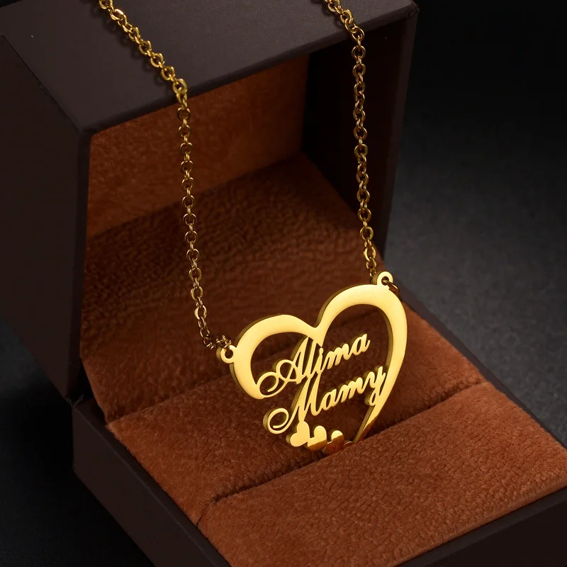Stainless Steel Hollow Letter Love Pendant Necklace Creative Personalized Name Custom Necklace for Women's Jewelry DROPSHIPPING
Stainless Steel Hollow Letter Love Pendant Necklace Creative Personalized Name Custom Necklace for Women's Jewelry DROPSHIPPING