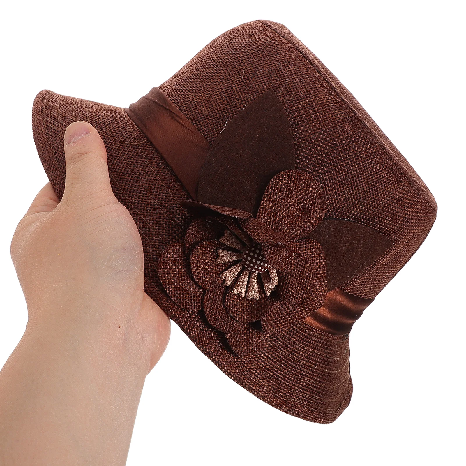 Women Linen Sun Hat Lightweight Breathable Summer Wide Brim Outdoor Beach Cap Large Flower Travel Hat Wedding Hats for Women 
Women Linen Sun Hat Lightweight Breathable Summer Wide Brim Outdoor Beach Cap Large Flower Travel Hat Wedding Hats for Women