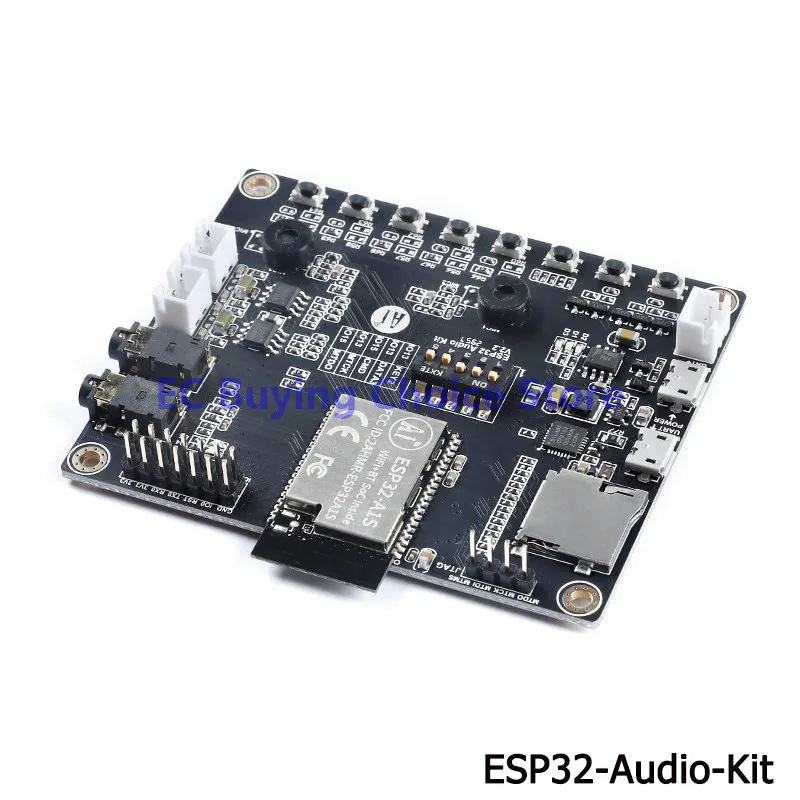 5 шт./1 шт. ESP32-Audio-Kit ESP32 плата разработки звука ESP32-Aduio-Kit беспроводной модуль двухъядерный ESP32-A1S 8 м последовательный порт к Wi-Fi
5 шт./1 шт. ESP32-Audio-Kit ESP32 плата разработки звука ESP32-Aduio-Kit беспроводной модуль двухъядерный ESP32-A1S 8 м последовательный порт к Wi-Fi