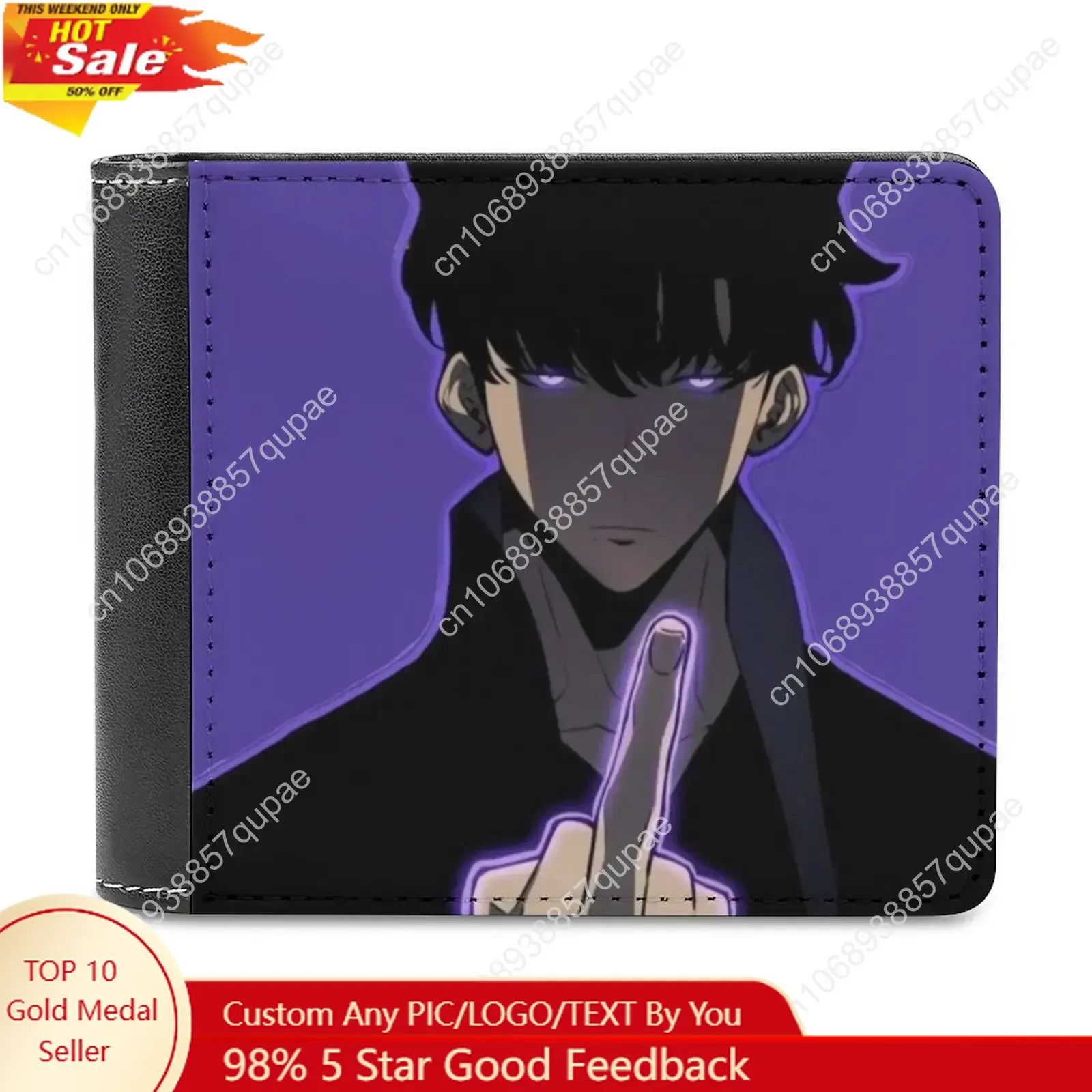 Solo Leveling-Sung Jin Woo Middle Finger Leather Wallets Men Wallet Credit Business Card Holders High Quality Wallet Solo
Solo Leveling-Sung Jin Woo Middle Finger Leather Wallets Men Wallet Credit Business Card Holders High Quality Wallet Solo