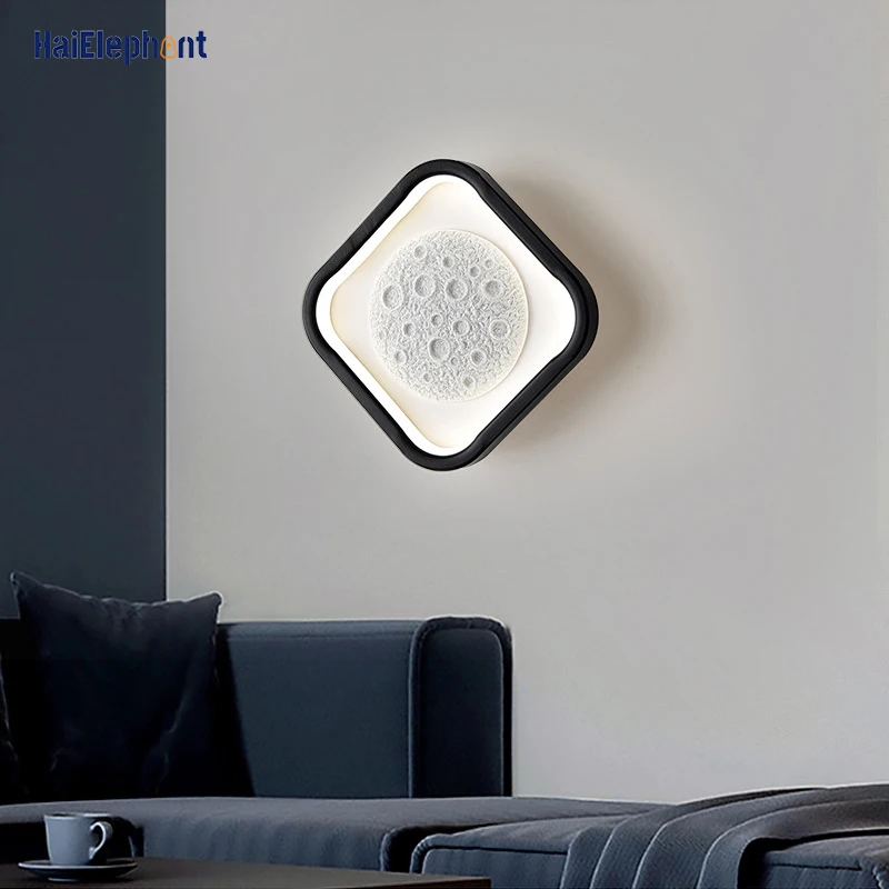 Minimal Moon Bedroom Wall Lamps Creative Personality Living Room Background Wall Simple Bedroom Bedside Atmosphere Deco Lighting
Minimal Moon Bedroom Wall Lamps Creative Personality Living Room Background Wall Simple Bedroom Bedside Atmosphere Deco Lighting