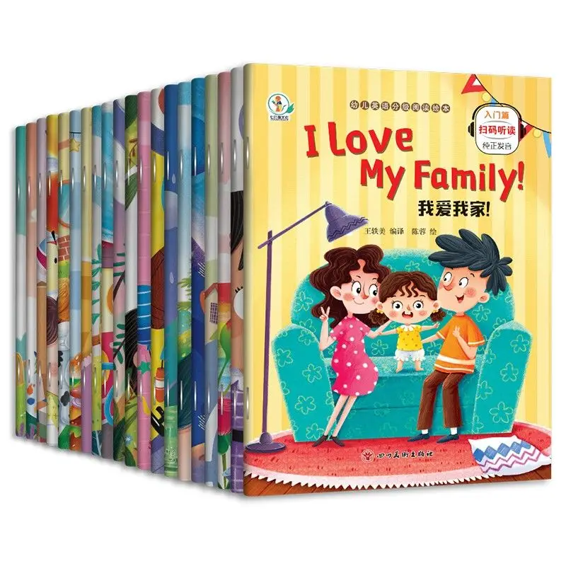 20-Volume Early Childhood English Enlightenment Graded Reading Picture Books, Beginner and Advanced, Children's Story Books
20-Volume Early Childhood English Enlightenment Graded Reading Picture Books, Beginner and Advanced, Children's Story Books