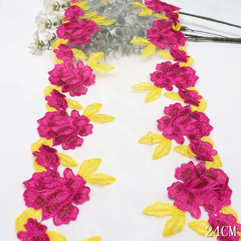 38Yds Big Floral Two Tones Embroidery Lace Trim Lingerie Sewing Craft DIY Apparel Fabric Laces for Bra Wedding Accessories
38Yds Big Floral Two Tones Embroidery Lace Trim Lingerie Sewing Craft DIY Apparel Fabric Laces for Bra Wedding Accessories