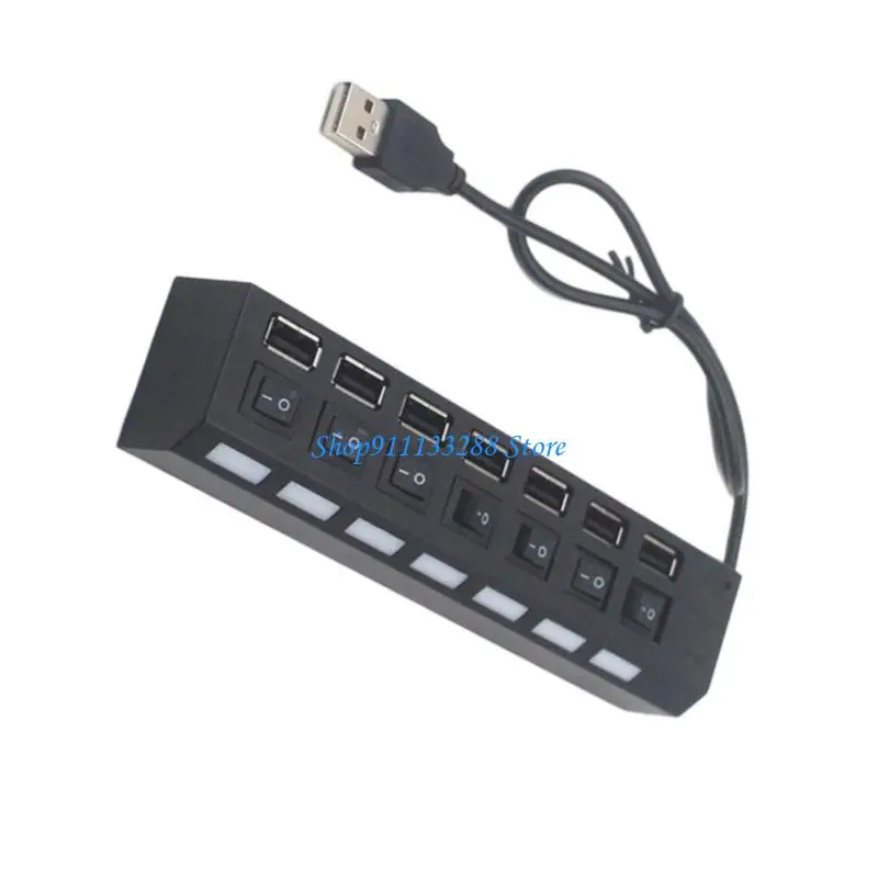 G88D USB2.0 Splitter 7 Port USB Splitter USB2.0 Charging with Individual Switches
G88D USB2.0 Splitter 7 Port USB Splitter USB2.0 Charging with Individual Switches