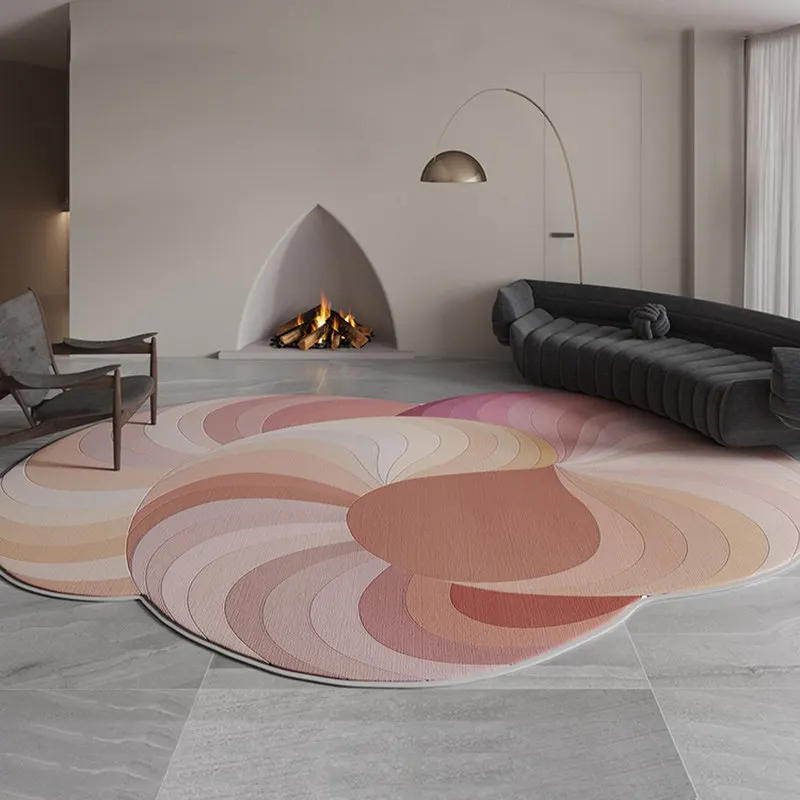 Special-shaped carpet living room premium light luxury American living room coffee table blanket irregular round bedroom floor
Special-shaped carpet living room premium light luxury American living room coffee table blanket irregular round bedroom floor