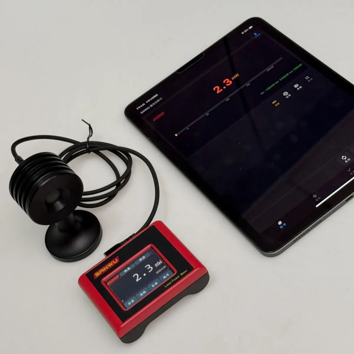 Laser power meter, mobile phone App computer wireless Bluetooth connection, high precision and fast response 10W 20W
Laser power meter, mobile phone App computer wireless Bluetooth connection, high precision and fast response 10W 20W