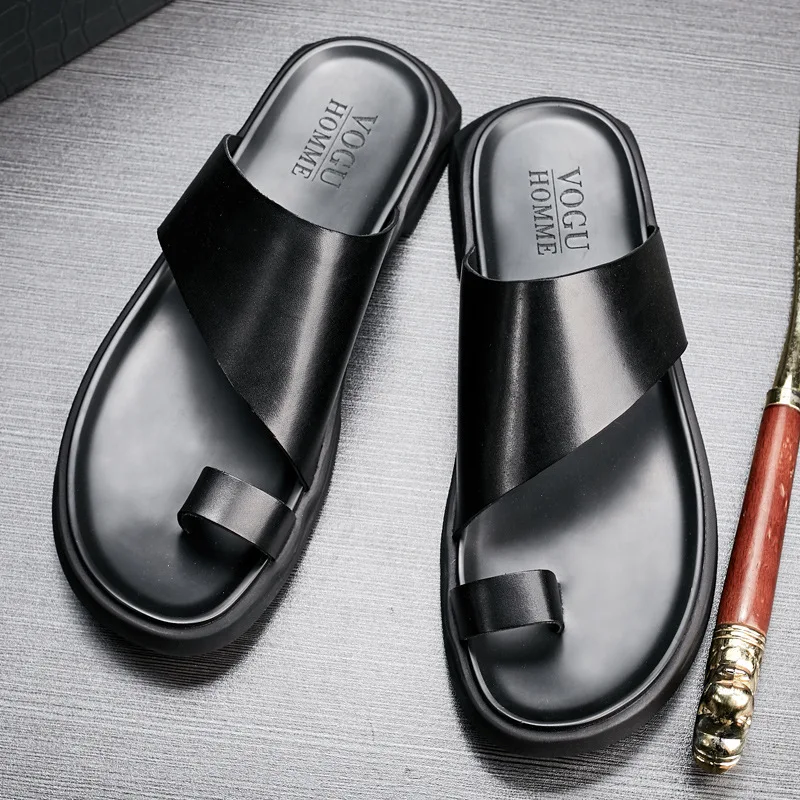 Cowhide Mens Sandals Male Genuine Leather Slippers Men All-match Summer Shoes Sneakers Flip Flops Beach Outdoor Leisure Sandals
Cowhide Mens Sandals Male Genuine Leather Slippers Men All-match Summer Shoes Sneakers Flip Flops Beach Outdoor Leisure Sandals