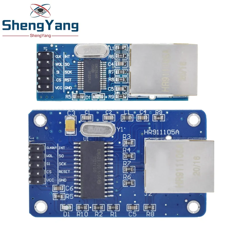 Интерфейсный сетевой модуль TZT ENC28J60 SPI, модуль Ethernet (мини-версия) для arduino
Интерфейсный сетевой модуль TZT ENC28J60 SPI, модуль Ethernet (мини-версия) для arduino