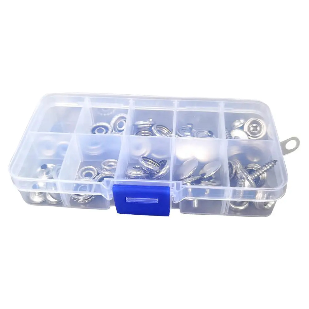 Stainless Steel Screws Snap Buttons Repairing Fasteners Tent Supplies Durable Practical Simple Design Premium Material
Stainless Steel Screws Snap Buttons Repairing Fasteners Tent Supplies Durable Practical Simple Design Premium Material
