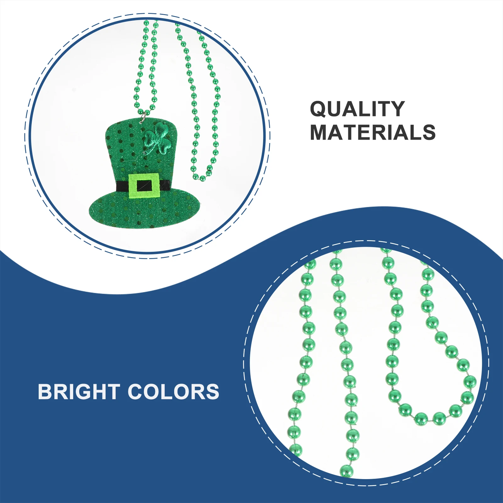 3 Pcs Clover Necklace St Patricks Day Beads Necklaces Accessories Girls Irish Party Green Child
3 Pcs Clover Necklace St Patricks Day Beads Necklaces Accessories Girls Irish Party Green Child