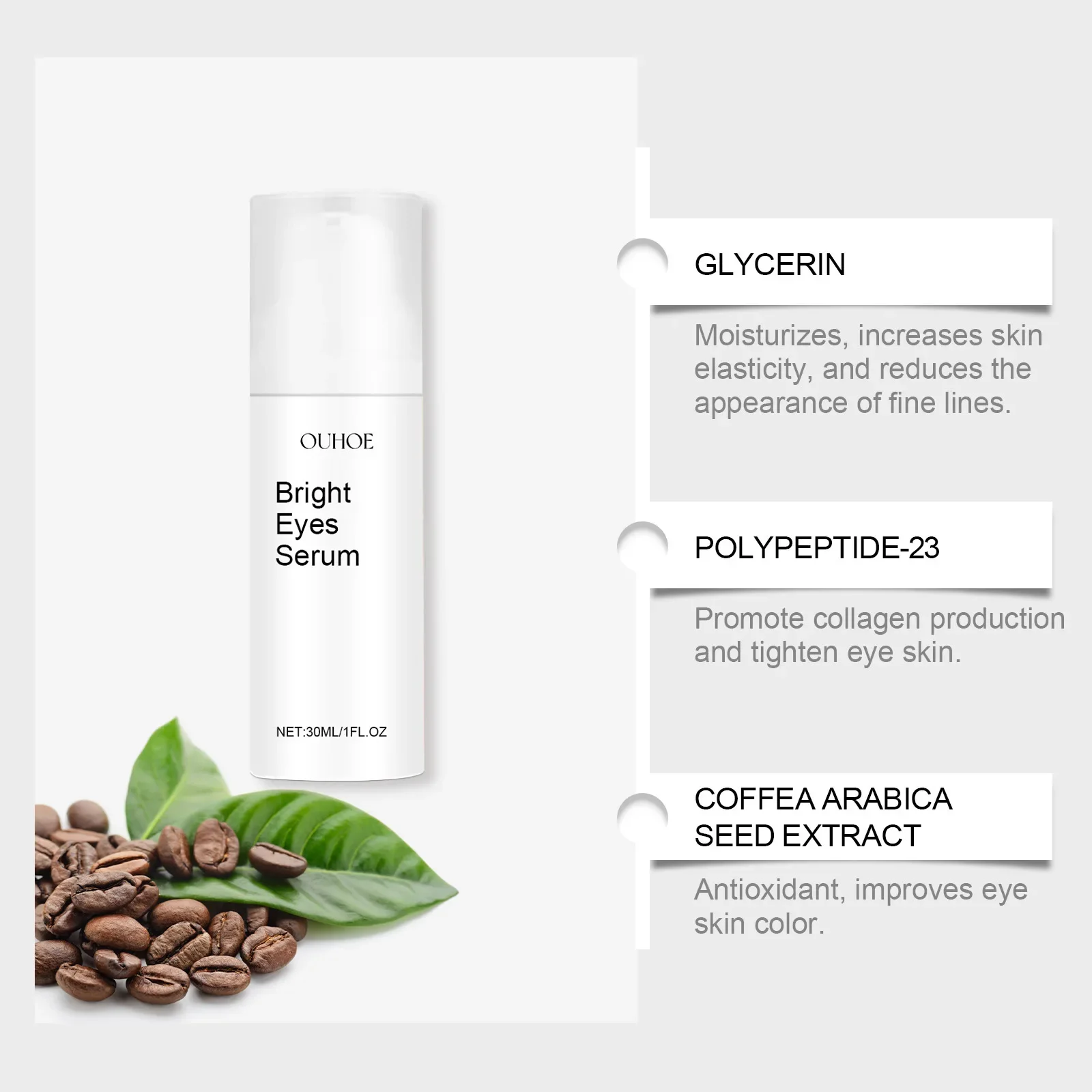 Rejuvenate Your Tired Eyes Revitalizing Eye Serum – Fights Sagging, Dark Circles and Fine Lines Moisturizing and Hydrating
Rejuvenate Your Tired Eyes Revitalizing Eye Serum – Fights Sagging, Dark Circles and Fine Lines Moisturizing and Hydrating