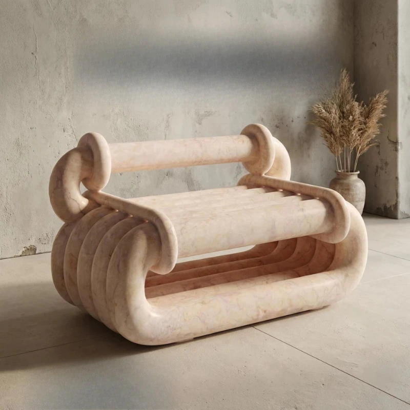 Natural marble polished outdoor courtyard designer brand hotel garden model room villa bench stone stool carving
Natural marble polished outdoor courtyard designer brand hotel garden model room villa bench stone stool carving