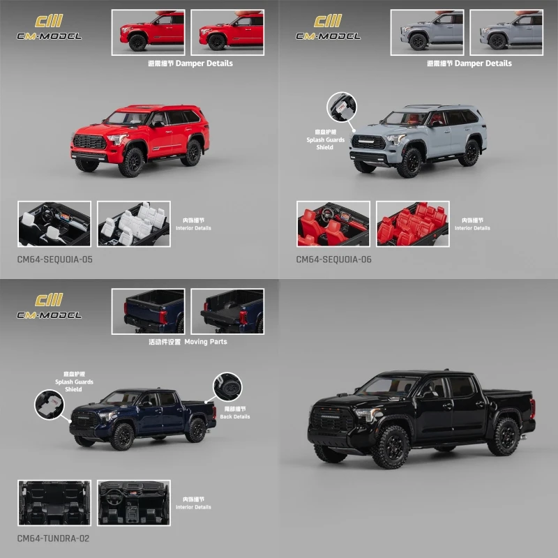 CM MODEL 1:64 Tundar / Sequoia Diecast Model Car
CM MODEL 1:64 Tundar / Sequoia Diecast Model Car