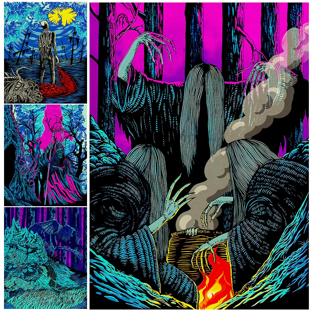 Dancer Of The Valley,Baba Yaga,Abstract Wall Art Canvas Painting,Salem Witches Gothic Art, Poster And Print, Home Decor Unframed
Dancer Of The Valley,Baba Yaga,Abstract Wall Art Canvas Painting,Salem Witches Gothic Art, Poster And Print, Home Decor Unframed