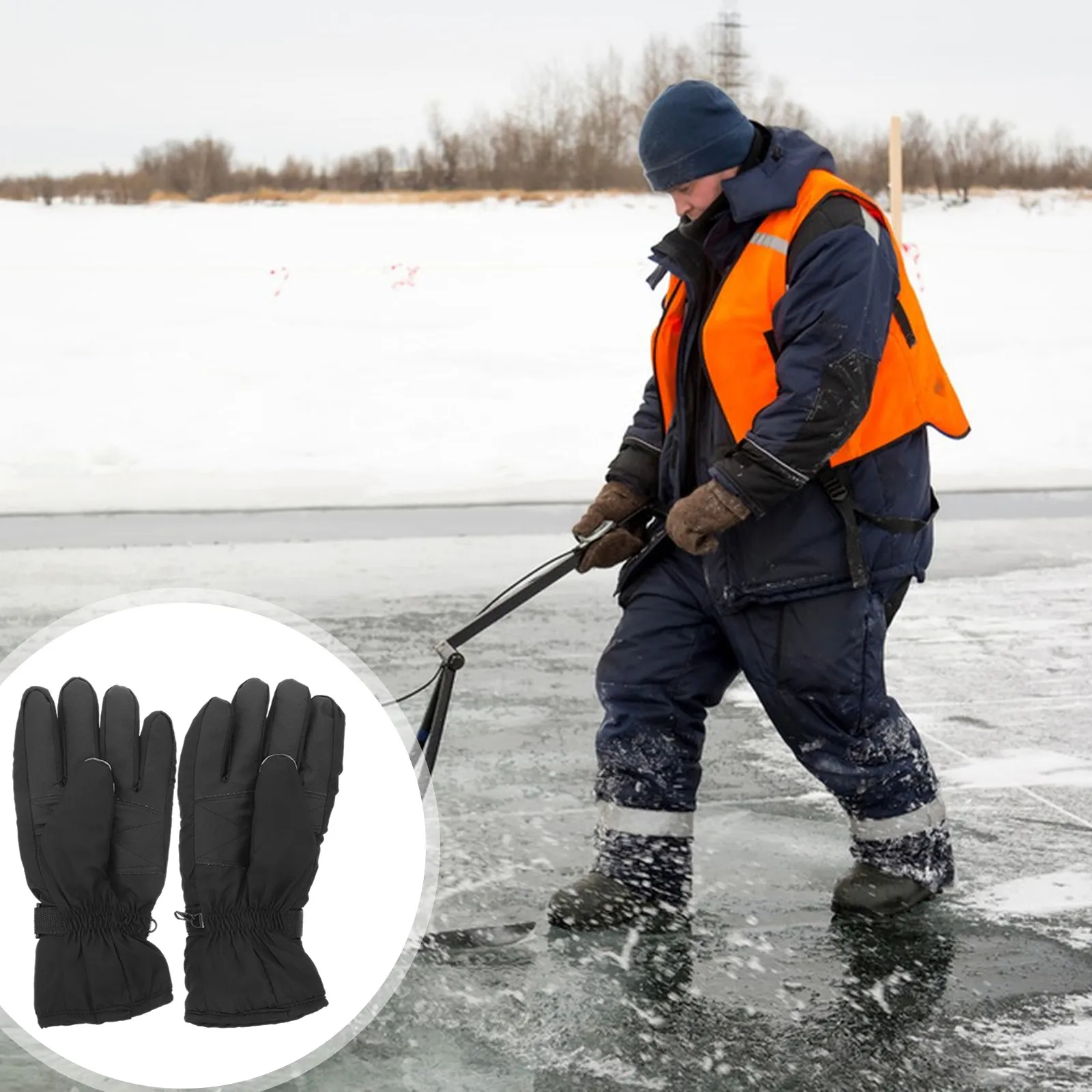 Electric Heating Gloves Battery Powered Heated Winter Gloves Waterproof Breathable Faux Cotton Blend for Skiing Hiking
Electric Heating Gloves Battery Powered Heated Winter Gloves Waterproof Breathable Faux Cotton Blend for Skiing Hiking