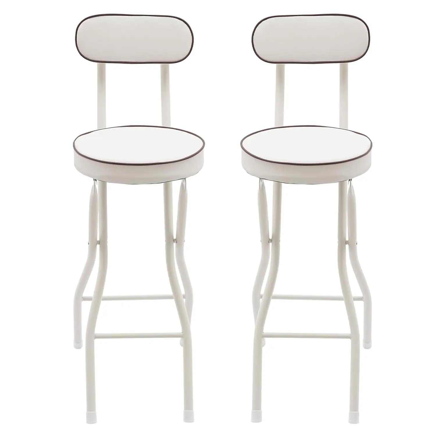 2 Pcs Folding Bar Stools with Back, 25.6 Inch Height Portable High Chair, Foldable Stool Chair for Outdoor Indoor, Customized
2 Pcs Folding Bar Stools with Back, 25.6 Inch Height Portable High Chair, Foldable Stool Chair for Outdoor Indoor, Customized
