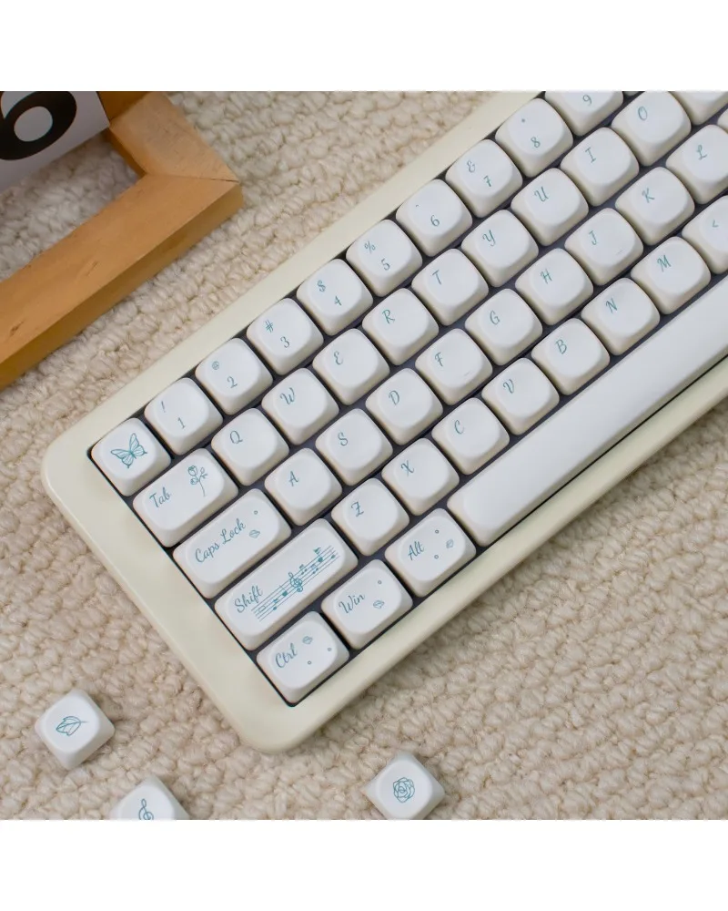 Keycap MOA height large full set of rose PBT sublimation adaptation 65/75/87
Keycap MOA height large full set of rose PBT sublimation adaptation 65/75/87