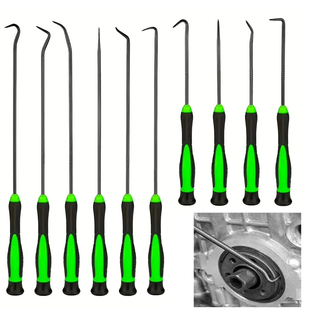 10 Pcs Precision Pick and Hook Set Car Auto Oil Seal O-Ring Seal Gasket Pick Mini Precision Hooks Professional Puller Remover
10 Pcs Precision Pick and Hook Set Car Auto Oil Seal O-Ring Seal Gasket Pick Mini Precision Hooks Professional Puller Remover