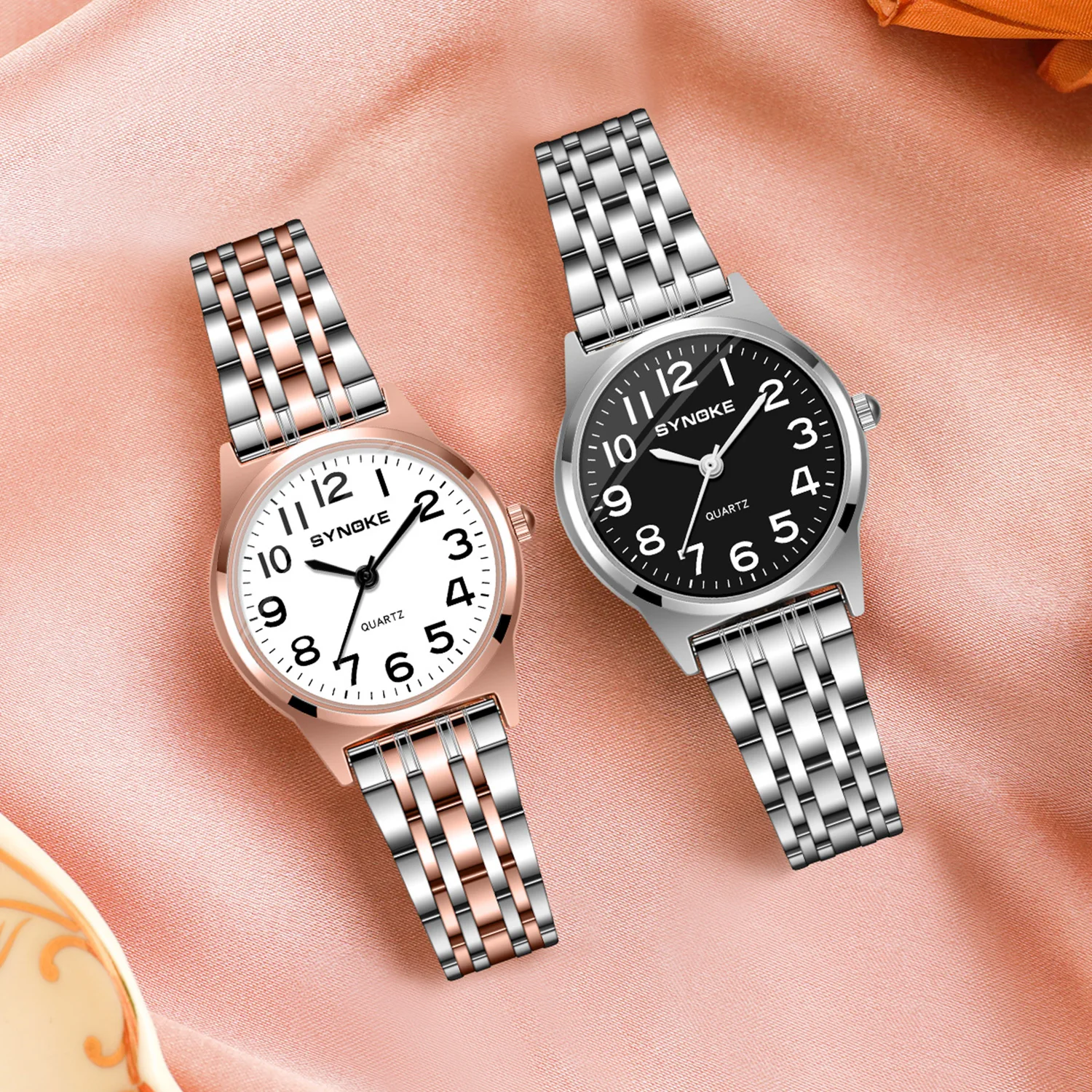 SYNOKE Women's Watch with Rectangular Case and Stainless Steel Bracelet waterproof Watch Ladies
SYNOKE Women's Watch with Rectangular Case and Stainless Steel Bracelet waterproof Watch Ladies