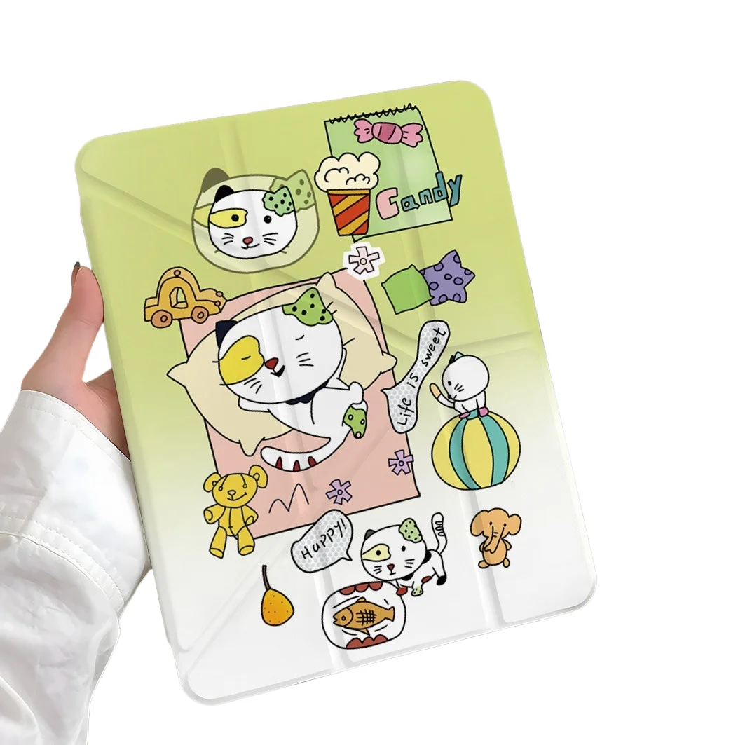 Чехол для планшета Happy Kitten с слотом для ручки для iPad Pro 2024 2022 2021 2020 2019 2018 2017 11 10 9 8 7 6 5 Air7 6 5 4 3 2 1 Cover
Чехол для планшета Happy Kitten с слотом для ручки для iPad Pro 2024 2022 2021 2020 2019 2018 2017 11 10 9 8 7 6 5 Air7 6 5 4 3 2 1 Cover