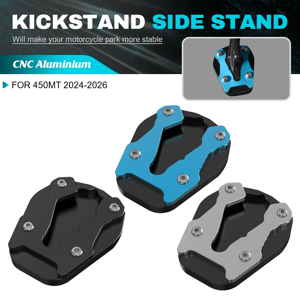 Motorcycle Accessories Kickstand Side Stand Extension Pad Support Plate Enlarge For CFMOTO 450MT 450 MT 450-MT 2024-2025-2026
Motorcycle Accessories Kickstand Side Stand Extension Pad Support Plate Enlarge For CFMOTO 450MT 450 MT 450-MT 2024-2025-2026