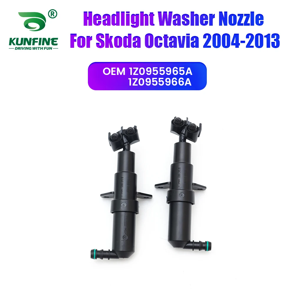 Car Headlight Front Bumper Washer Spray Nozzle Jet Headlamp Pump Cover For Skoda Octavia 2004-2013 1Z0955965A 1Z0955966A
Car Headlight Front Bumper Washer Spray Nozzle Jet Headlamp Pump Cover For Skoda Octavia 2004-2013 1Z0955965A 1Z0955966A