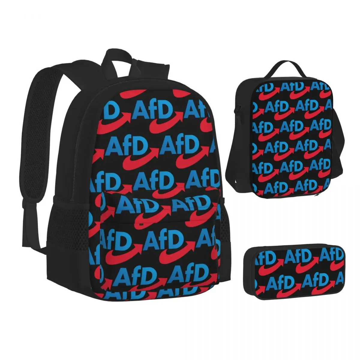 Germany AFD Alternative Backpacks Students Bookbag School Bags Children Rucksack Lunch Bag Pen Bag Three-Piece Set
Germany AFD Alternative Backpacks Students Bookbag School Bags Children Rucksack Lunch Bag Pen Bag Three-Piece Set