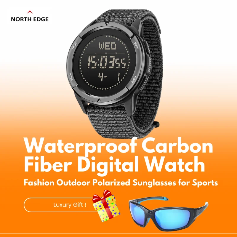 NORTH EDGE ALPS мужские цифровые часы из углеродного волокна шок военные спортивные супер легкие уличные компас водонепроницаемые наручные часы 50 м
NORTH EDGE ALPS мужские цифровые часы из углеродного волокна шок военные спортивные супер легкие уличные компас водонепроницаемые наручные часы 50 м