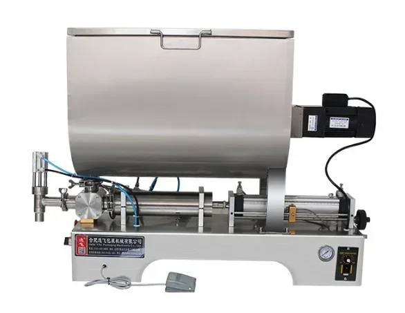 Horizontal single head honey stick cream heating tank paste packing machine high viscosity liquid U type mixing filling machine
Horizontal single head honey stick cream heating tank paste packing machine high viscosity liquid U type mixing filling machine