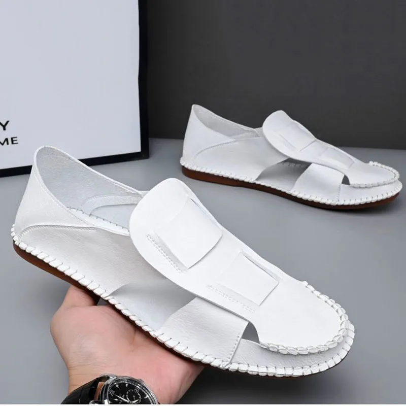 Summer Men's Sandals Designer New Gladiators Sandals Fashion Leather Casual Shoes for Men Fashion Beach Sandals Outdoor Sneakers
Summer Men's Sandals Designer New Gladiators Sandals Fashion Leather Casual Shoes for Men Fashion Beach Sandals Outdoor Sneakers