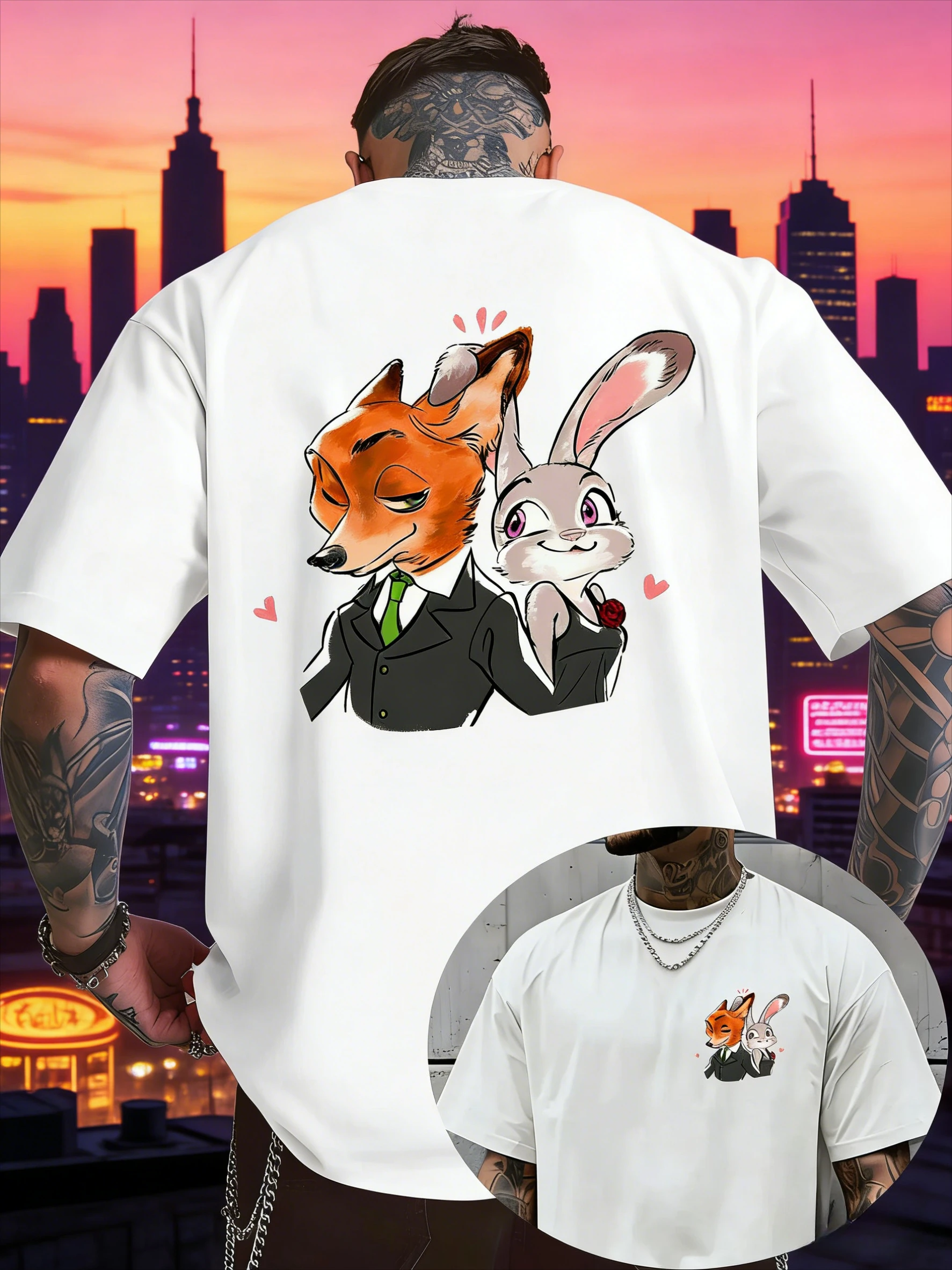 2026 Summer Disney Cute Judy Print Pure Cotton T-shirt, Fashionable, Loose and Casual Short-sleeved, Unisply-style
2026 Summer Disney Cute Judy Print Pure Cotton T-shirt, Fashionable, Loose and Casual Short-sleeved, Unisply-style