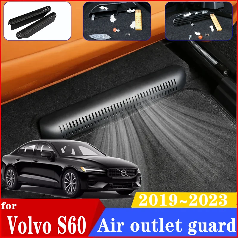 For Volvo S60 Accessories 2019~2023 2022 Car Under Seat Air Conditioning Outlet Duct Vent Covers Trim Protective Car Accessories
For Volvo S60 Accessories 2019~2023 2022 Car Under Seat Air Conditioning Outlet Duct Vent Covers Trim Protective Car Accessories