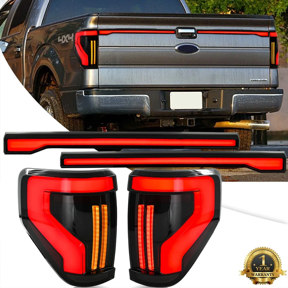 2Pcs Full LED Tail Lights Center Trunk Light For Ford F150 F-150 2009-2014 Sequential Turn Signal Trunk Rear Brake Lamps
2Pcs Full LED Tail Lights Center Trunk Light For Ford F150 F-150 2009-2014 Sequential Turn Signal Trunk Rear Brake Lamps