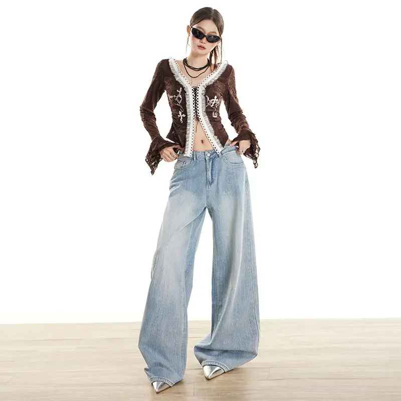 Duomofu светло-голубые осенние винтажные классические свободные женские джинсы, новые простые модные повседневные прямые женские джинсы на пуговицах полной длины
Duomofu светло-голубые осенние винтажные классические свободные женские джинсы, новые простые модные повседневные прямые женские джинсы на пуговицах полной длины