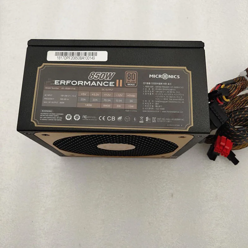 HPL-850BR-F14C Активный импульсный источник питания промышленного управления 850 Вт
HPL-850BR-F14C Активный импульсный источник питания промышленного управления 850 Вт