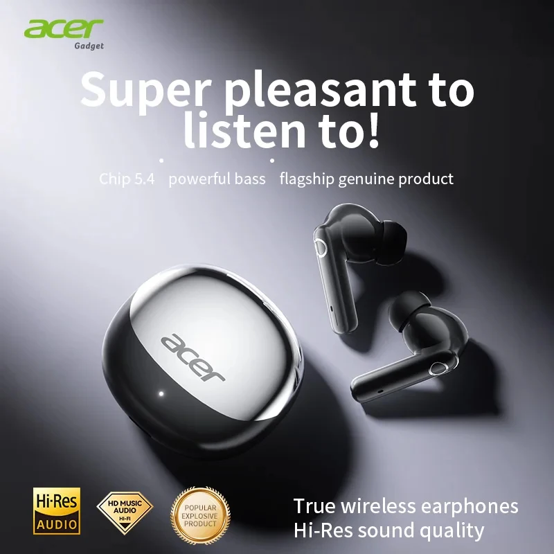 Беспроводные Bluetooth-наушники Acer Ohr546, новая модель 2025 года, внутриканальные, удобные для занятий спортом
Беспроводные Bluetooth-наушники Acer Ohr546, новая модель 2025 года, внутриканальные, удобные для занятий спортом