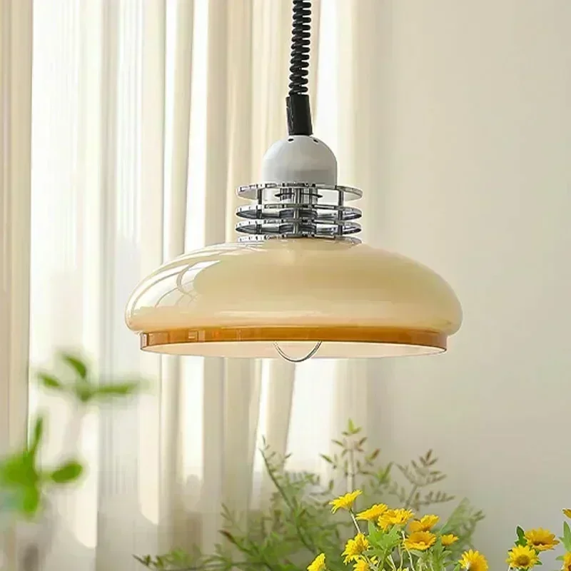 Bauhaus cream style medieval Nordic retractable chandelier retro designer restaurant bar counter bedroom study pendant light35cm
Bauhaus cream style medieval Nordic retractable chandelier retro designer restaurant bar counter bedroom study pendant light35cm