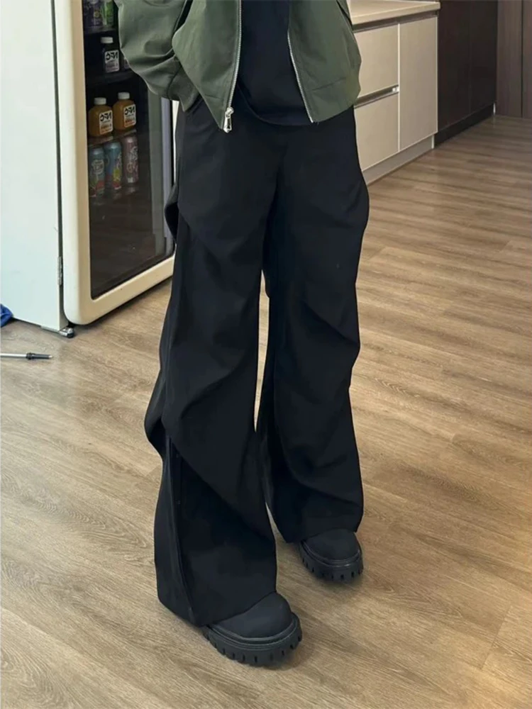 Men's Casual Trousers Spring Autumn Loose Wide Leg Workwear Pants Pleated Micro Flared Drapey High Waist Straight Leg Trousers
Men's Casual Trousers Spring Autumn Loose Wide Leg Workwear Pants Pleated Micro Flared Drapey High Waist Straight Leg Trousers