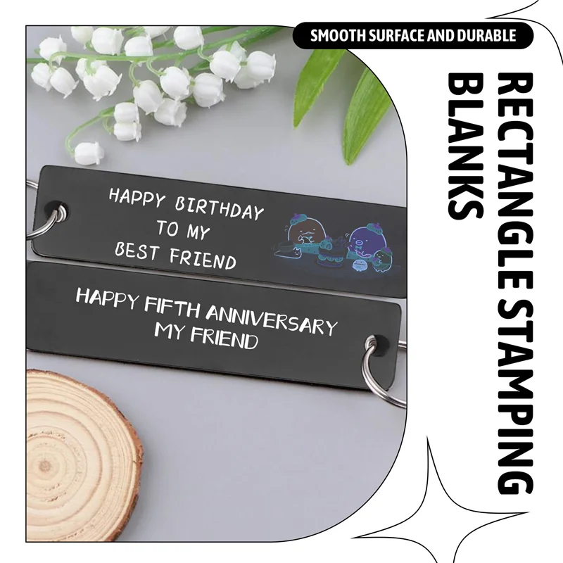 A02M-Engravable 2-Inch By 1/2-Inch Stainless Steel Keychain Blanks, Ideal For Laser-Engraving Projects
A02M-Engravable 2-Inch By 1/2-Inch Stainless Steel Keychain Blanks, Ideal For Laser-Engraving Projects